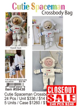 Cutie Spaceman Crossbody Bag